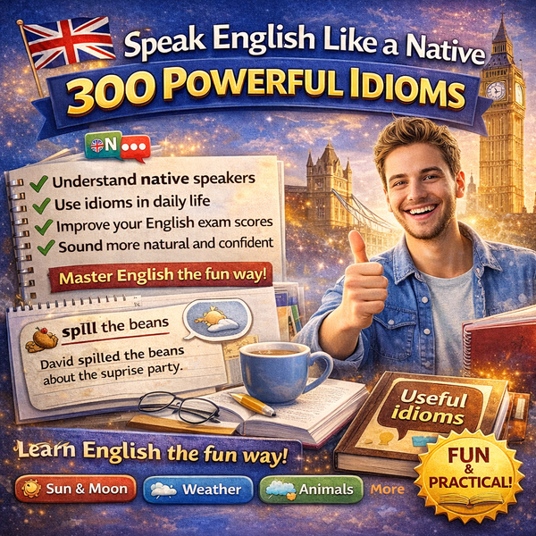 300 English Idioms for Wannabe Native Speakers