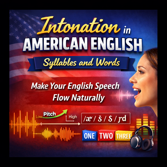 Intonation in American English – Syllables, Pitch & Word Stress