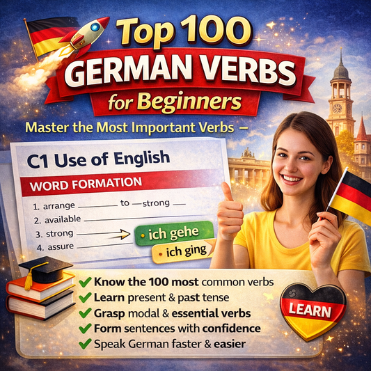 Top 100 German Verbs for Beginners – Past Tense & Video Examples
